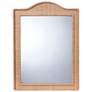 1_Jamie Young Hilltop 35" x 26" Arch Wall Mirror in Natural Raffia