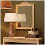 2_Jamie Young Hilltop 35" x 26" Arch Wall Mirror in Natural Raffia more views