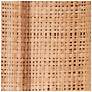 4_Jamie Young Hilltop 35" x 26" Arch Wall Mirror in Natural Raffia more views