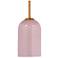 Jamie Young Holt 1-Light Pink Glass Pendant