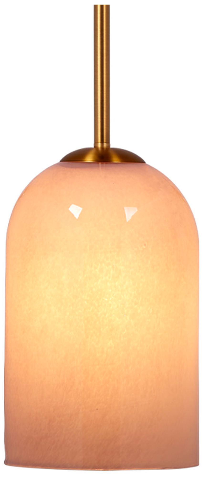 Image 5 Jamie Young Holt 1-Light Pink Glass Pendant more views