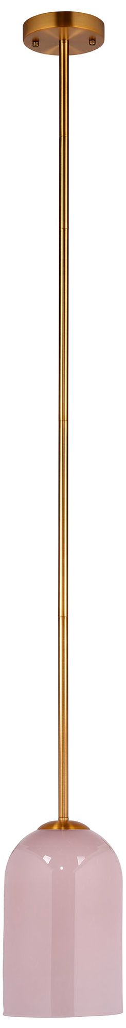 Image 6 Jamie Young Holt 1-Light Pink Glass Pendant more views