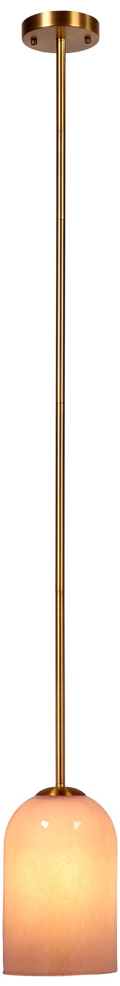 Image 7 Jamie Young Holt 1-Light Pink Glass Pendant more views