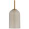 Jamie Young Holt 1-Light Taupe Glass Pendant