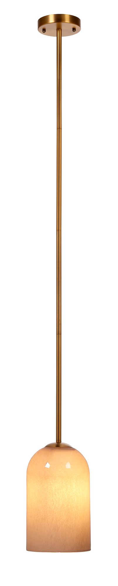 Jamie Young Holt 1-Light Taupe Glass Pendant