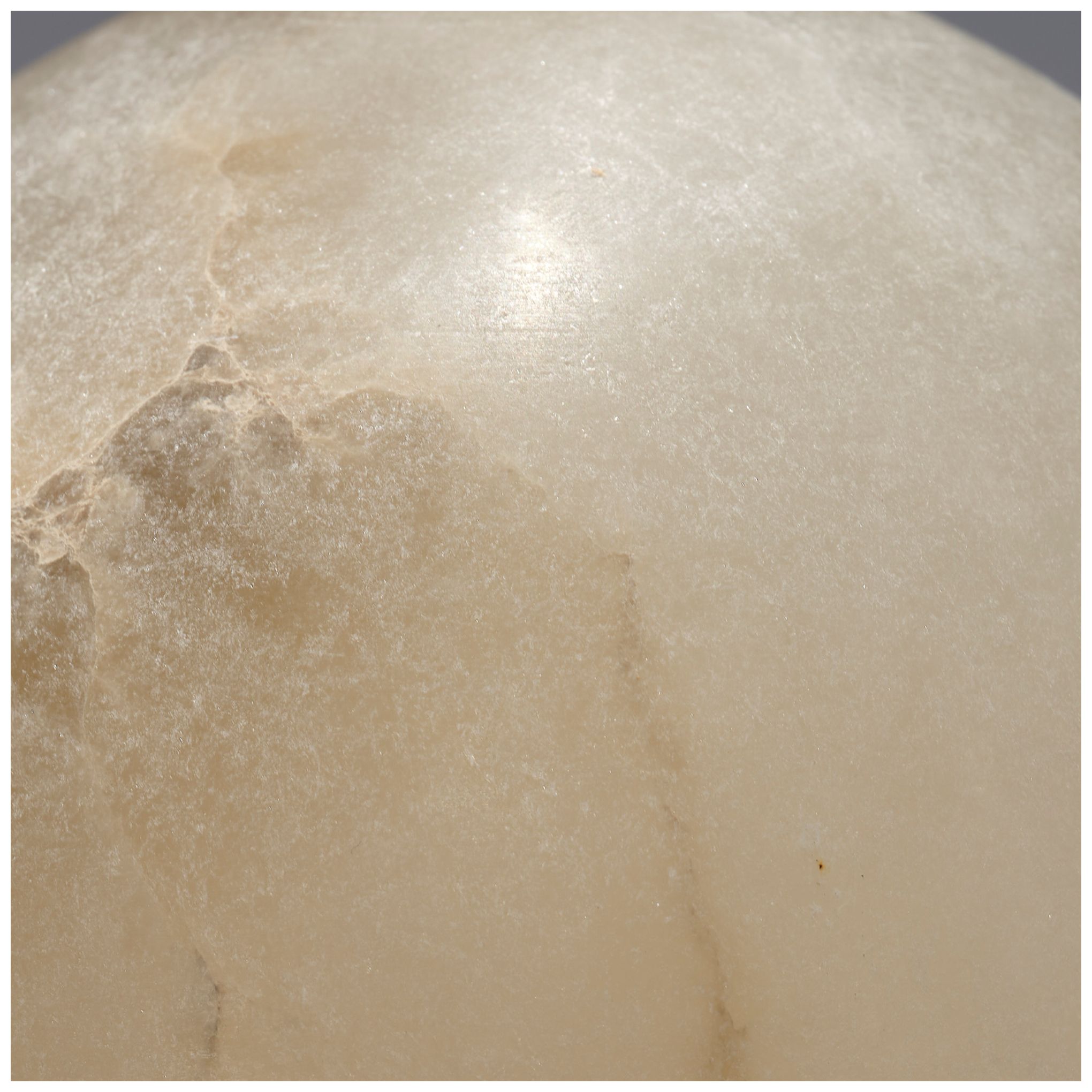 Image 3 Jamie Young Holt Alabaster Table Lamp with Linen Shade more views