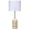Jamie Young Holt Travertine Table Lamp