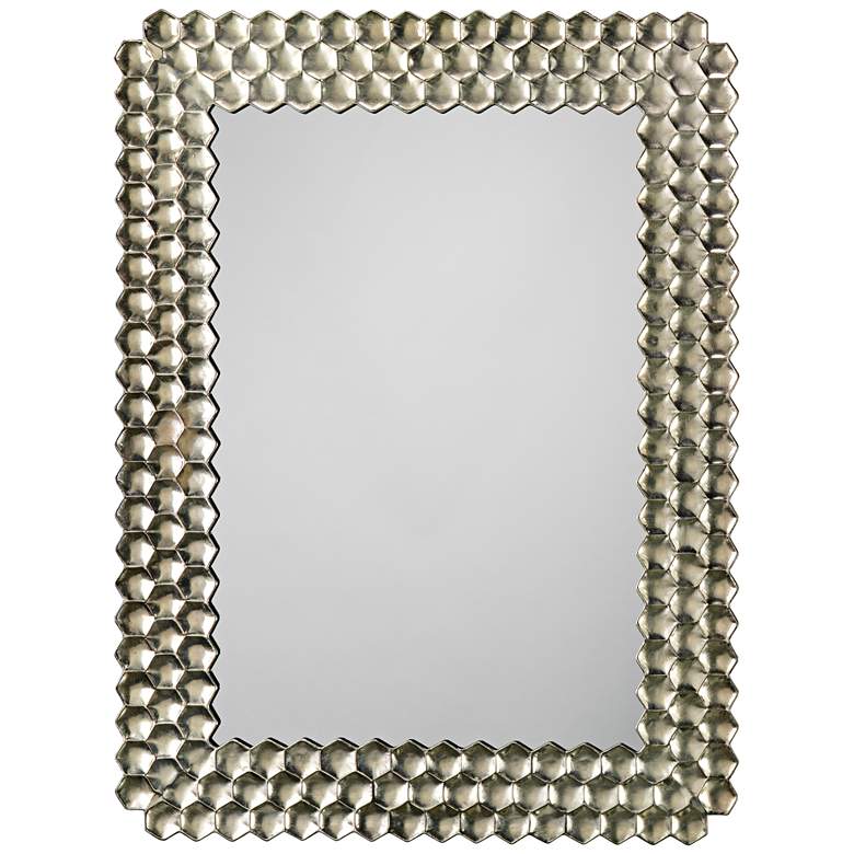Image 1 Jamie Young Honeycomb Champagne 29 1/2 inch x 39 1/4 inch Mirror