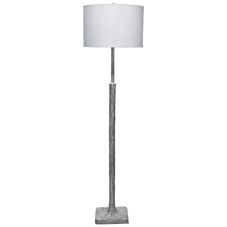 Image 1 Jamie Young Humble Textured Gray Plaster Stem Floor Lamp