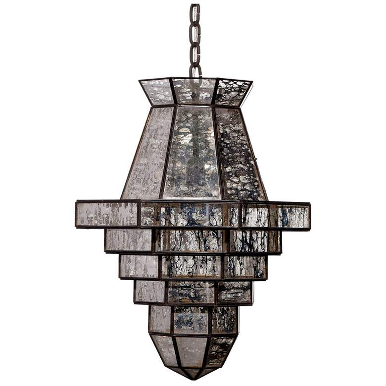 Image 1 Jamie Young Imperial 1-Light Glass and Metal Pendant