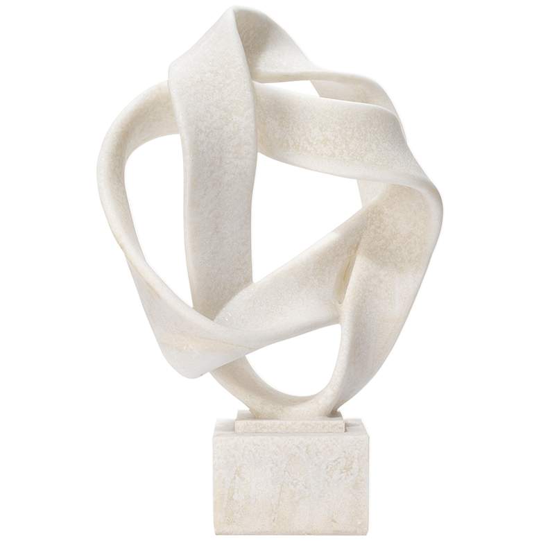 Jamie Young Intertwined 17&quot; High White Decorative Sculpture
