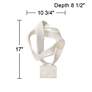 Jamie Young Intertwined 17" High White Decorative Sculpture in scene