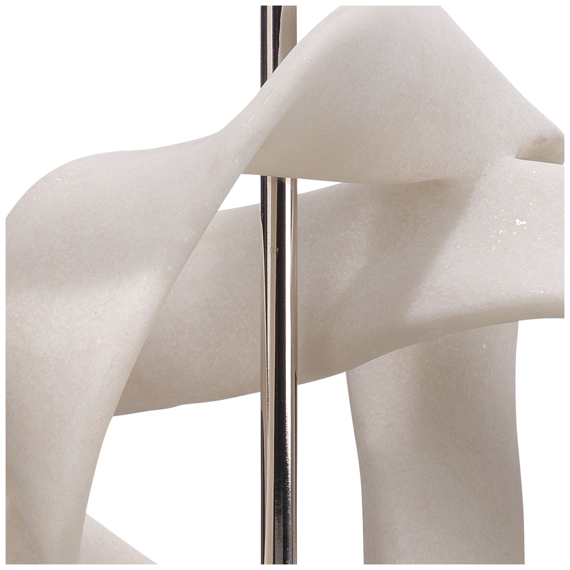Image 4 Jamie Young Intertwined Table Lamp with Linen Shade, White more views