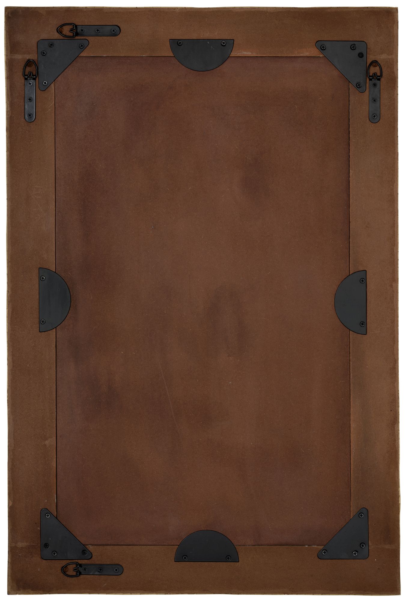 Jamie Young Interwoven Wood & Buffalo Bone Rectangle Mirror 36"