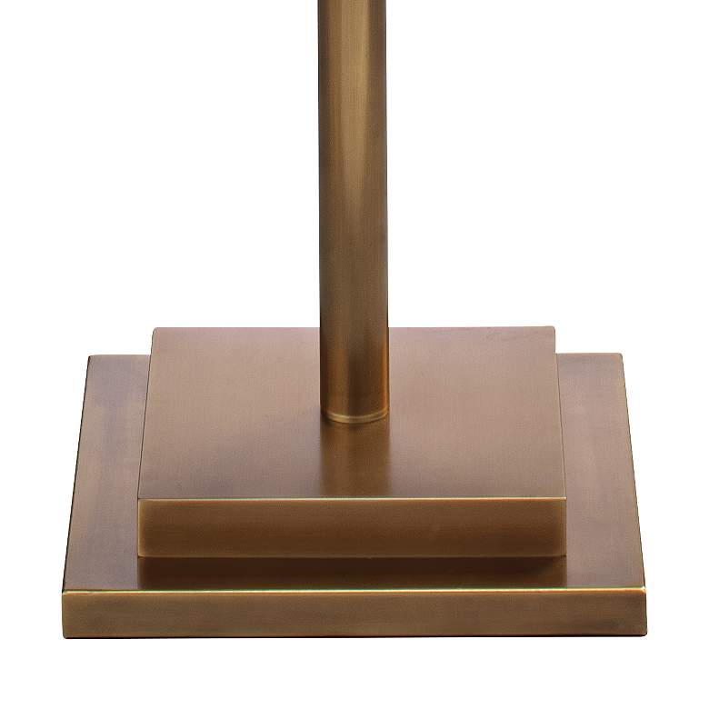 Image 2 Jamie Young Jud 67 inch High Linen and Brass Modern Floor Lamp more views