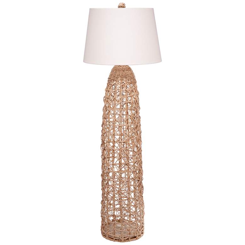 Image 3 Jamie Young Kauai 69" Modern Coastal Natural Rope Floor Lamp