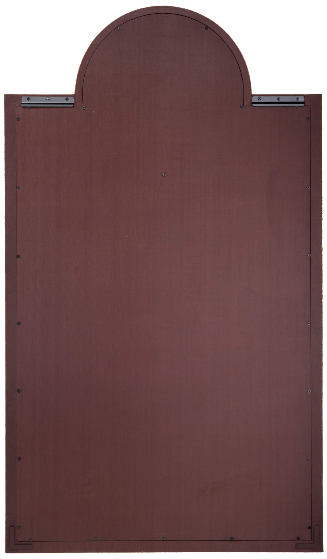 Image 5 Jamie Young Keystone Hide Wall Mirror 62" in Brown more views