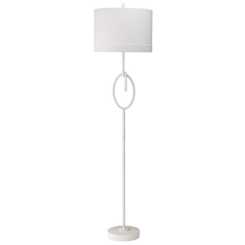Image 2 Jamie Young Knot 70 1/2 inch White Gesso and Plaster Floor Lamp
