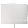 Jamie Young Knot 70 1/2" White Gesso and Plaster Floor Lamp