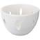 Jamie Young Lacerated Matte White Ceramic Decorative Bowl