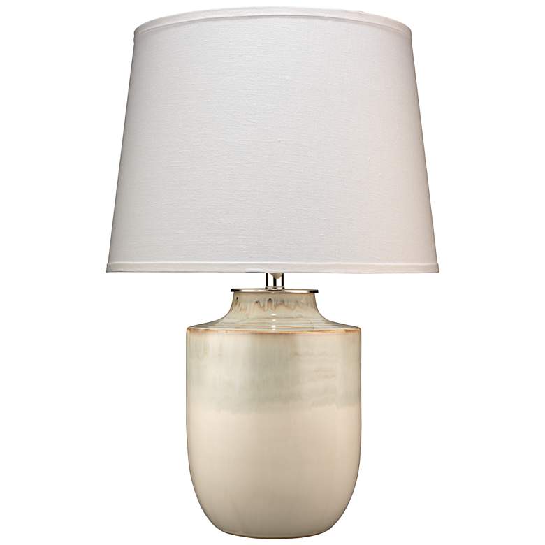 Image 2 Jamie Young Lagoon 28" High Cream Ombre Ceramic Table Lamp