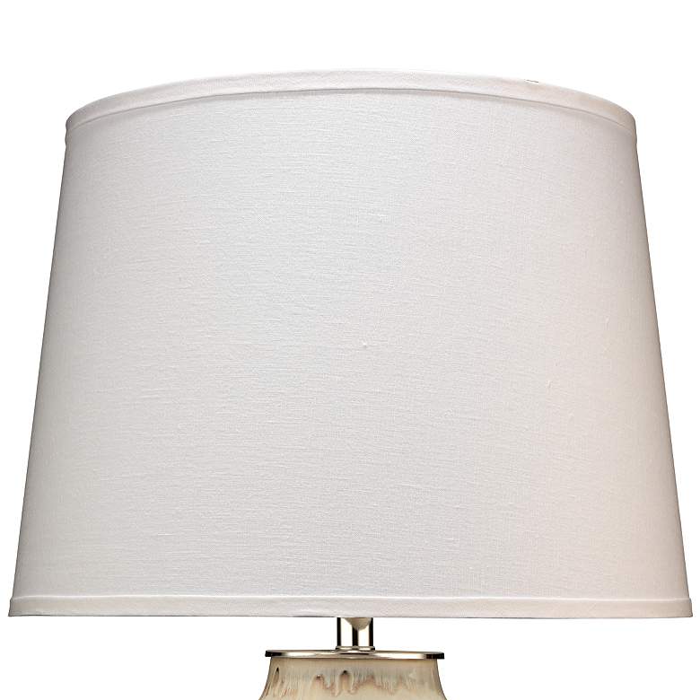 Image 3 Jamie Young Lagoon 28" High Cream Ombre Ceramic Table Lamp more views