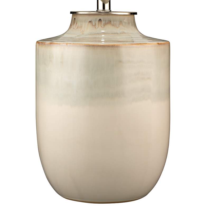 Image 4 Jamie Young Lagoon 28" High Cream Ombre Ceramic Table Lamp more views