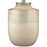 4_Jamie Young Lagoon 28" High Cream Ombre Ceramic Table Lamp more views
