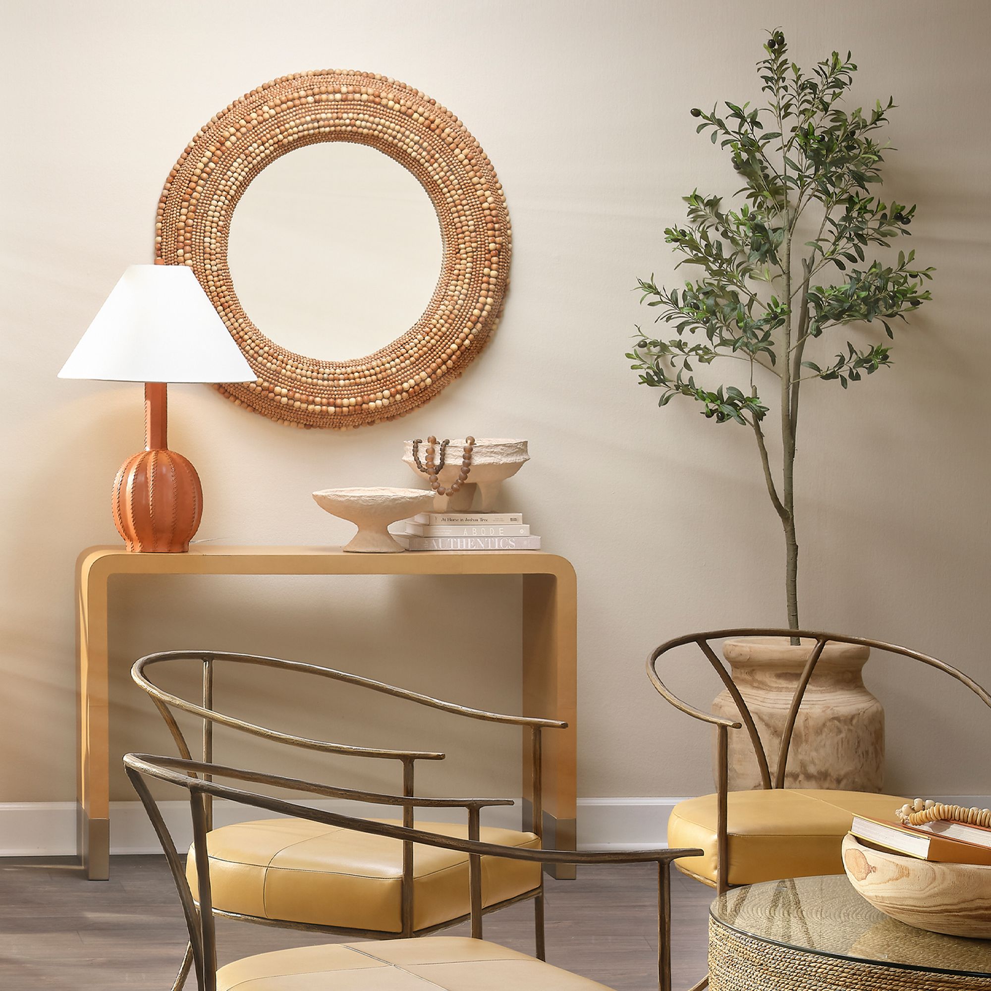 Jamie Young Laguna 17 3/4" High Natural Wood Vase