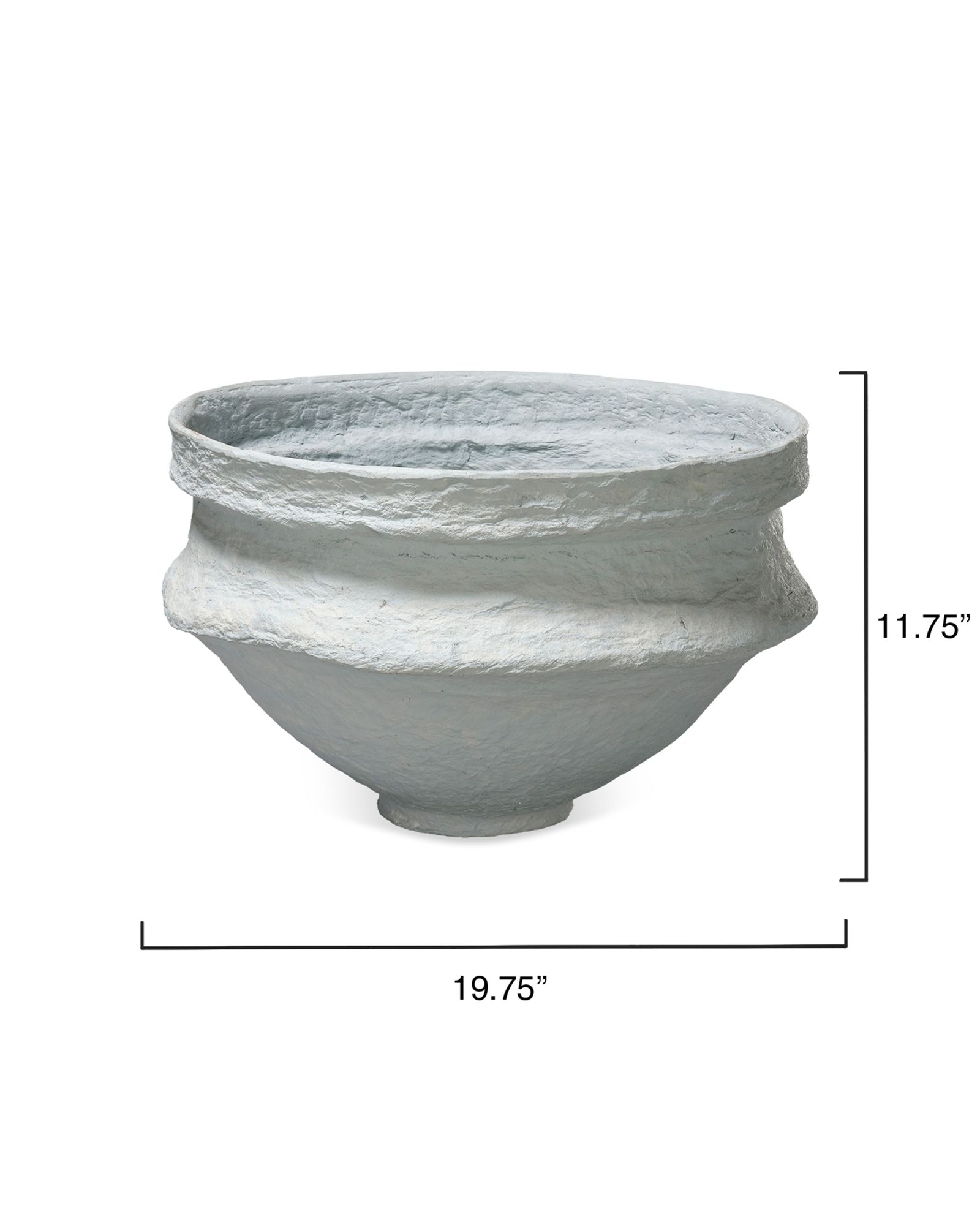 Image 7 Jamie Young Landscape Cotton Mache Large Bowl, Blue more views