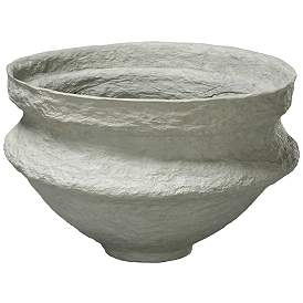 Image1 of Jamie Young Landscape Cotton Mache Large Bowl, Green