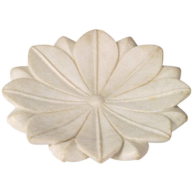 Image 1 Jamie Young Large Lotus Marble Plate