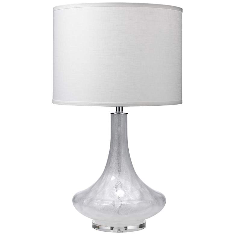Image 1 Jamie Young Latour Clear Shimmer Bubble Glass Table Lamp