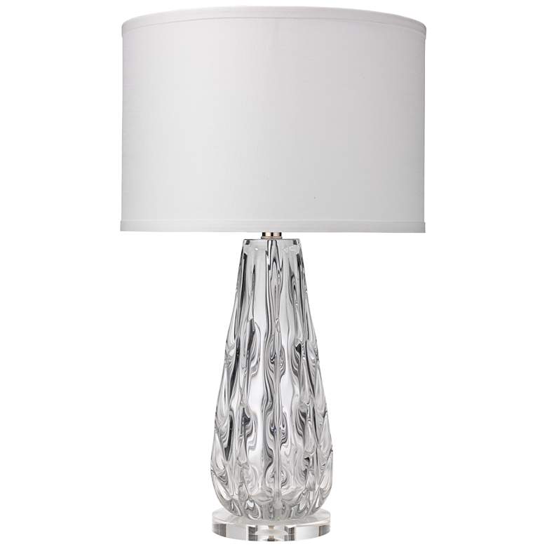 Image 1 Jamie Young Laurel Clear Glass Ribbon Table Lamp