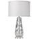 Jamie Young Laurel Clear Glass Ribbon Table Lamp