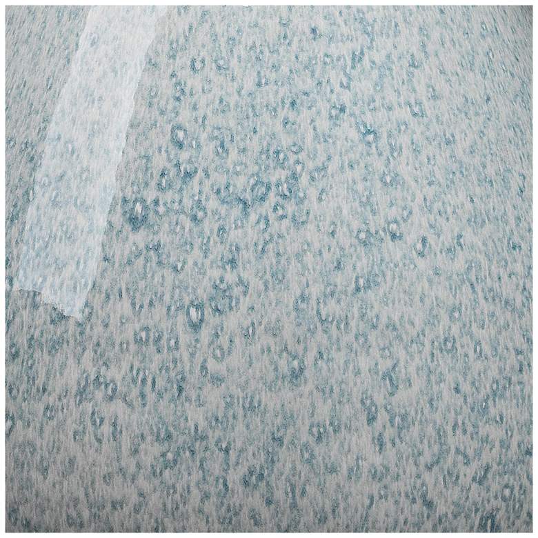 Image 4 Jamie Young Levi Blue Ceramic Table Lamp with Linen Shade more views