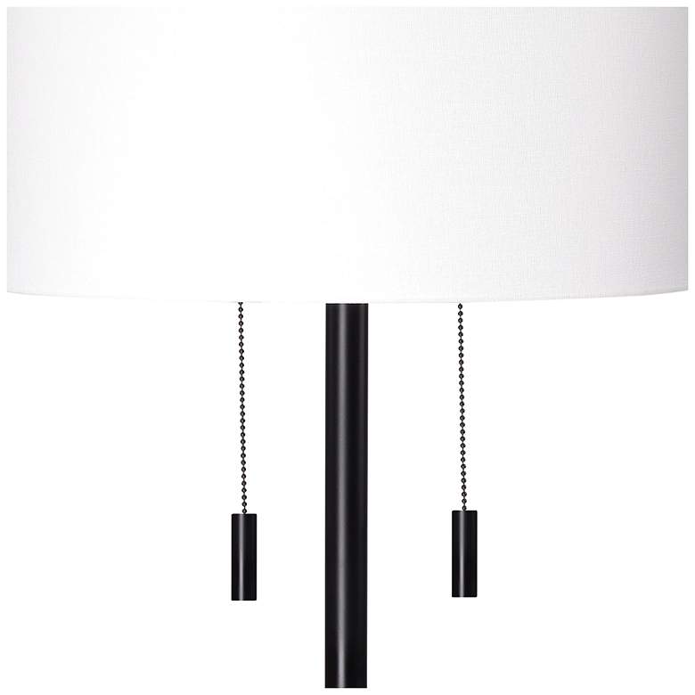Image 4 Jamie Young Lincoln 2-Light Metal Floor Lamp in Black more views