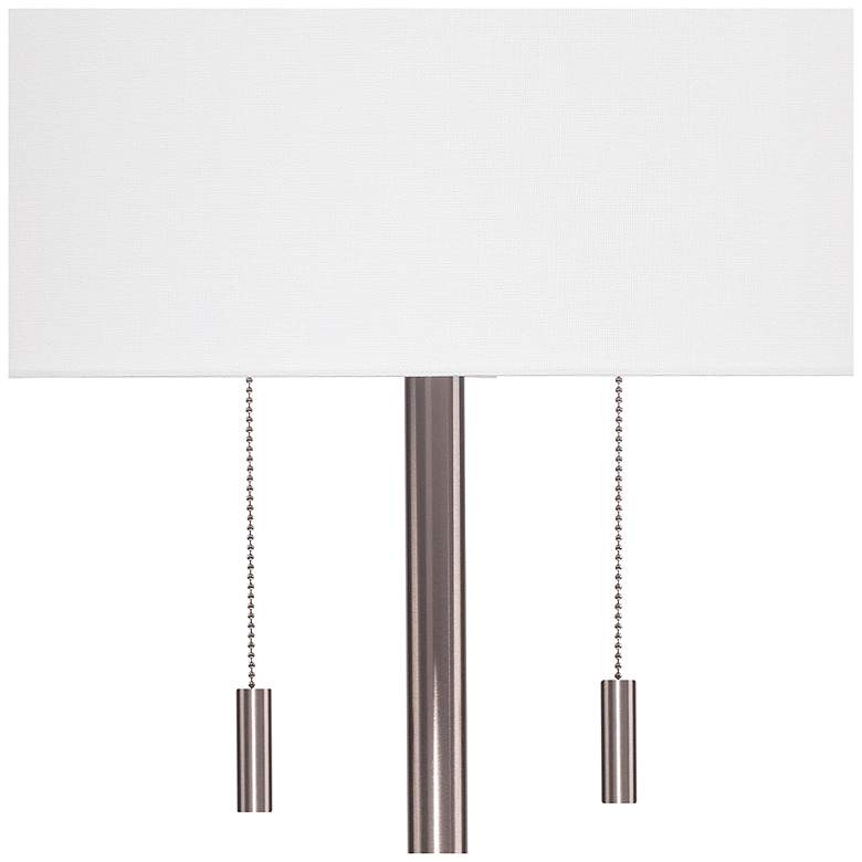 Image 4 Jamie Young Lincoln 2-Light Metal Floor Lamp in Silver more views