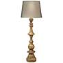 Jamie Young Low Country Budapest Natural Wood Floor Lamp
