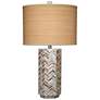 2_Jamie Young Lucille Mother of Pearl Table Lamp with Raffia Shade