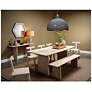 6_Jamie Young Lucille Mother of Pearl Table Lamp with Raffia Shade more views