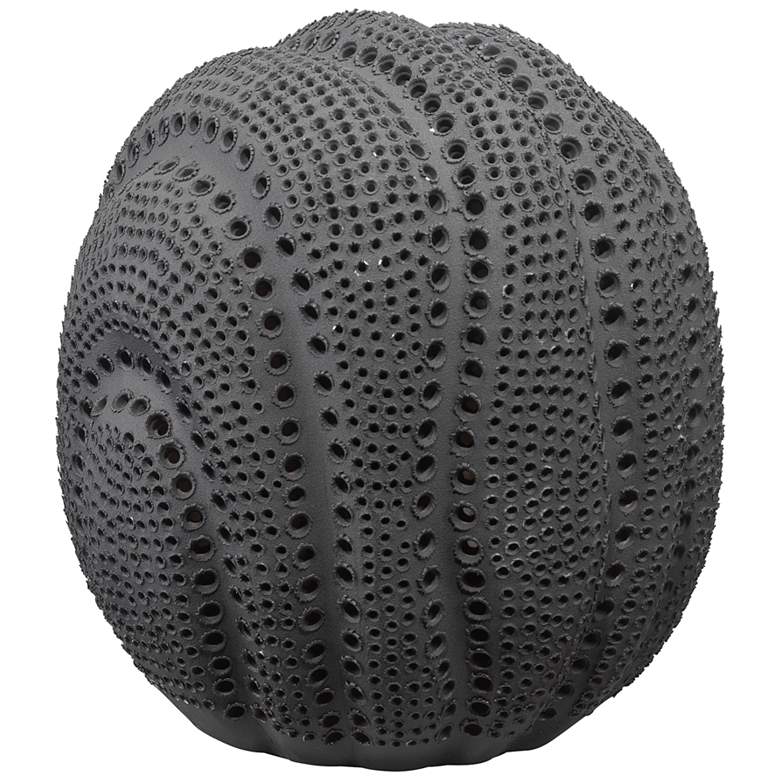 Image 1 Jamie Young Lunar 10" High Matte Black Decorative Sphere