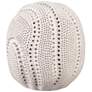 Jamie Young Lunar 10" High Matte White Decorative Sphere