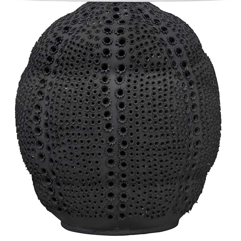 Image 6 Jamie Young Lunar 25 1/2" High Modern Matte Black Porcelain Table Lamp more views