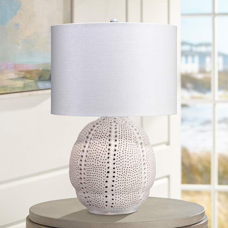 Image 1 Jamie Young Lunar Matte White Table Lamp
