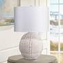 Jamie Young Lunar Matte White Table Lamp
