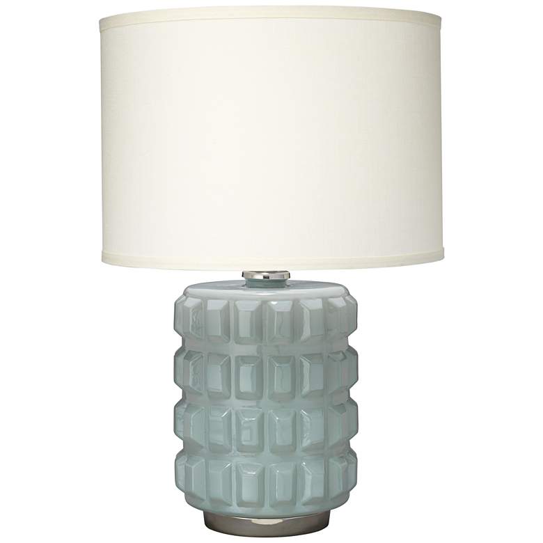 Image 1 Jamie Young Madison Mist Glass Block Grid Table Lamp