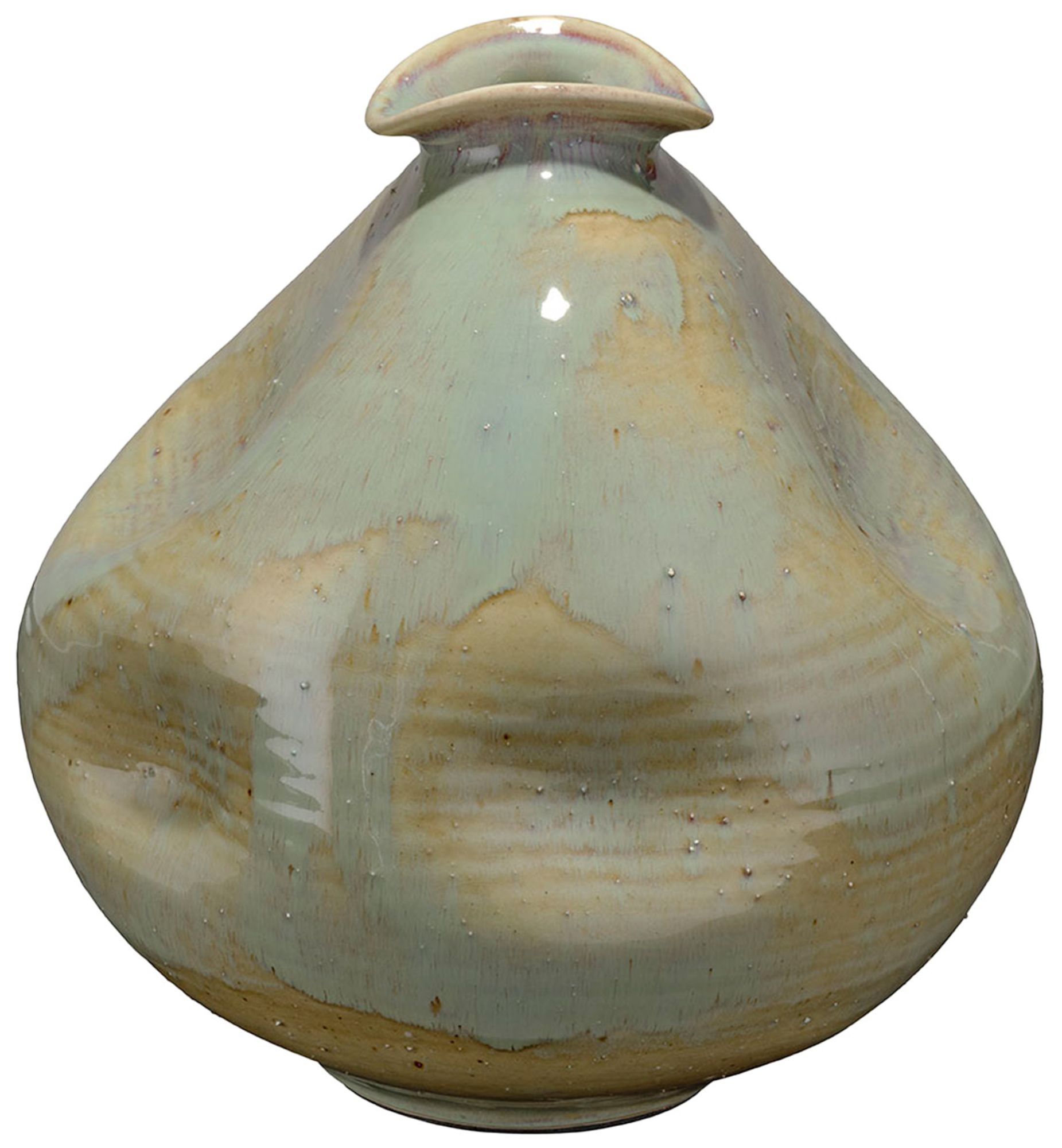 Image 2 Jamie Young Madrid Dimpled Ceramic Decorative Vase