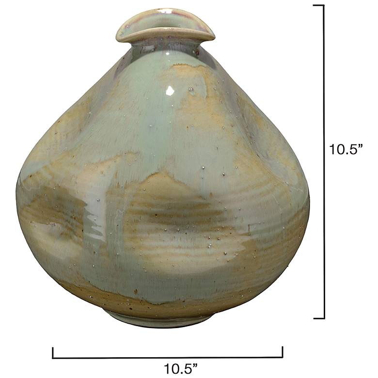 Image 3 Jamie Young Madrid Dimpled Ceramic Decorative Vase more views