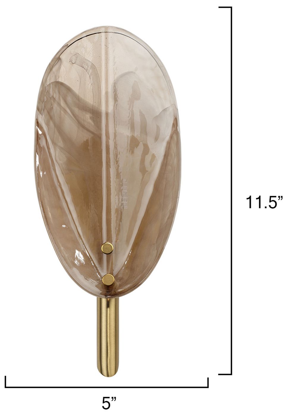 Image 3 Jamie Young Magnolia 1-Light Wall Sconce 11.5" in Taupe more views